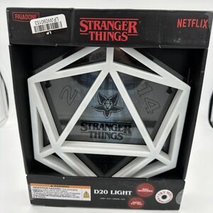 STRANGER THINGS D20 LED Neon Light Paladone‎ Netflix NEW in box - Wall Mountable